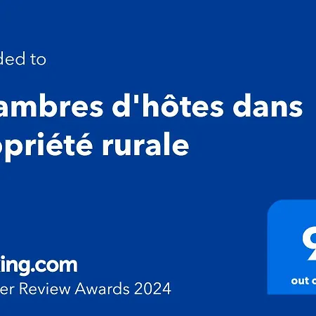 D'hotes Dans Propriete Rurale Bed & Breakfast *